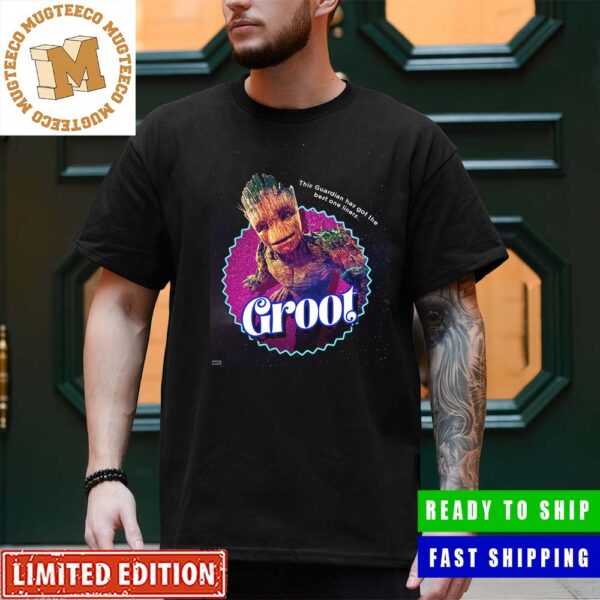Marvel Guardians Of The Galaxy Vol 3 Groot This Guardian Has Got The Best One Liners Barbie Style Unisex T-Shirt Marvel Guardians Of The Galaxy Vol 3 Groot This Guardian Has Got The Best One Liners Barbie Style Unisex T-Shirt