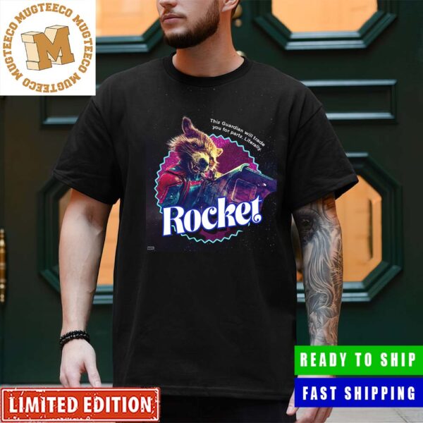Marvel Guardians Of The Galaxy Vol 3 Rocket This Guardian Will Trade You For Parts Barbie Unisex T-Shirt Marvel Guardians Of The Galaxy Vol 3 Rocket This Guardian Will Trade You For Parts Barbie Unisex T-Shirt