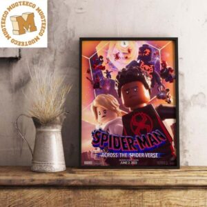 Marvel Spider-Man Across The Spider-Verse Lego Style Poster