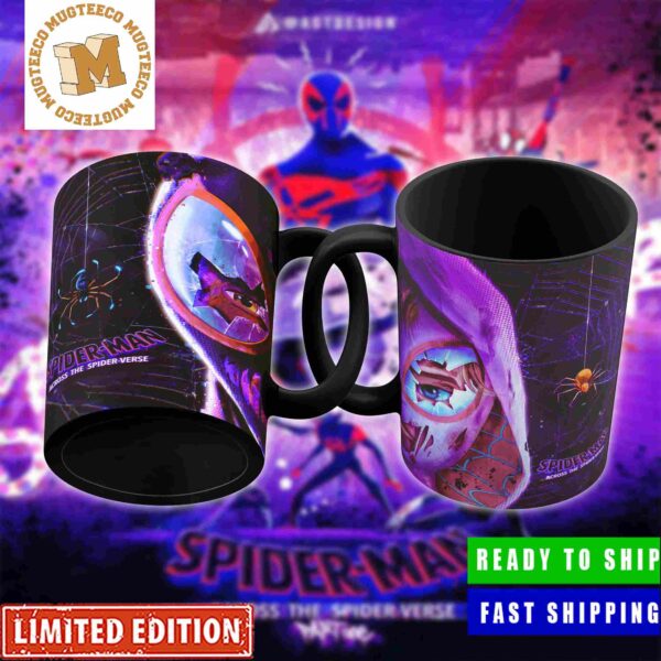 Marvel Spider-Man Across The Spider-Verse Partone Miles Morales And Gwen Poster Coffee Ceramic Mug Marvel Spider-Man Across The Spider-Verse Partone Miles Morales And Gwen Poster Coffee Ceramic Mug
