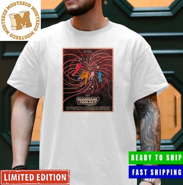 Marvel Studios Guardians Of The Galaxy Vol 3 One Last Ride Official Poster Unisex T-Shirt Marvel Studios Guardians Of The Galaxy Vol 3 One Last Ride Official Poster Unisex T-Shirt