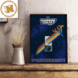 Marvel Studios Guardians Of The Galaxy Vol 3 The Player Illustration In Space Art Poster Canvas