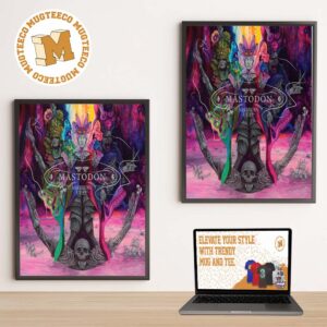 Mastodon Marrow Deep Album Cover Art Home Decor Poster Canvas