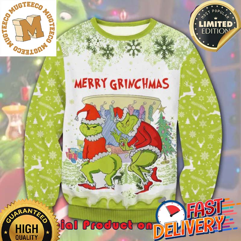 Merry Grinchmass Santa Claus Ugly Christmas Sweater For Holiday 2023 Xmas Gifts Merry Grinchmass Santa Claus Ugly Christmas Sweater For Holiday 2023 Xmas Gifts