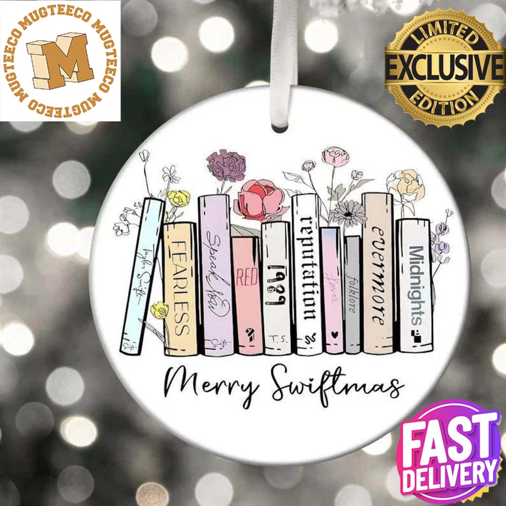 Merry Swiftmas The Eras Tour 2023 Xmas Gift Custom Name Ceramic Taylor Swift Christmas Ornament Merry Swiftmas The Eras Tour 2023 Xmas Gift Custom Name Ceramic Taylor Swift Christmas Ornament