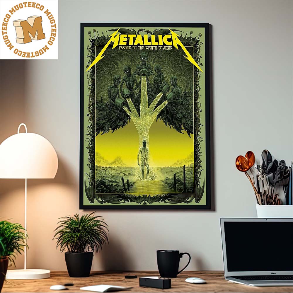 Metallica 72 Season Poster Series Feeding On The Wrath Of Man Decor Poster Canvas Metallica 72 Season Poster Series Feeding On The Wrath Of Man Decor Poster Canvas