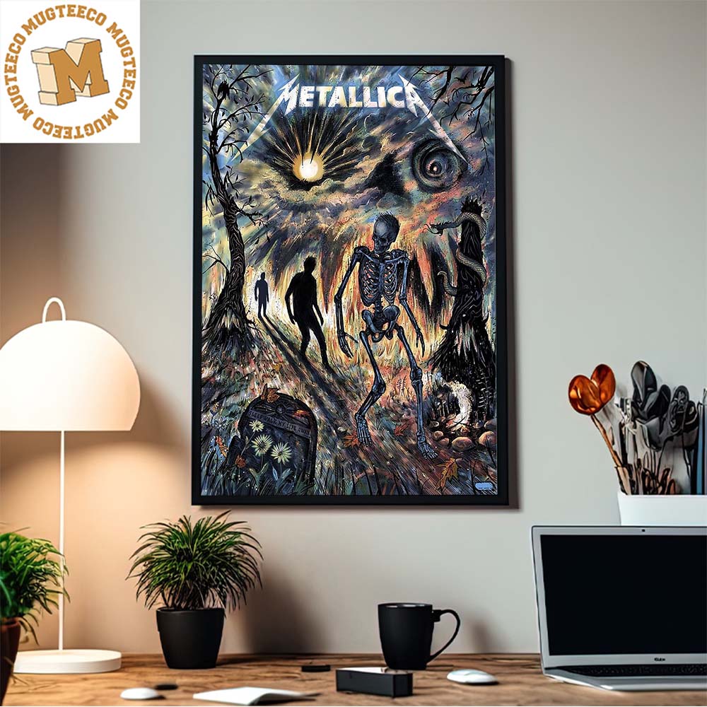 Metallica 72 Season Poster Series Sleep Walk My Life Away Decor Poster Canvas Metallica 72 Season Poster Series Sleep Walk My Life Away Decor Poster Canvas