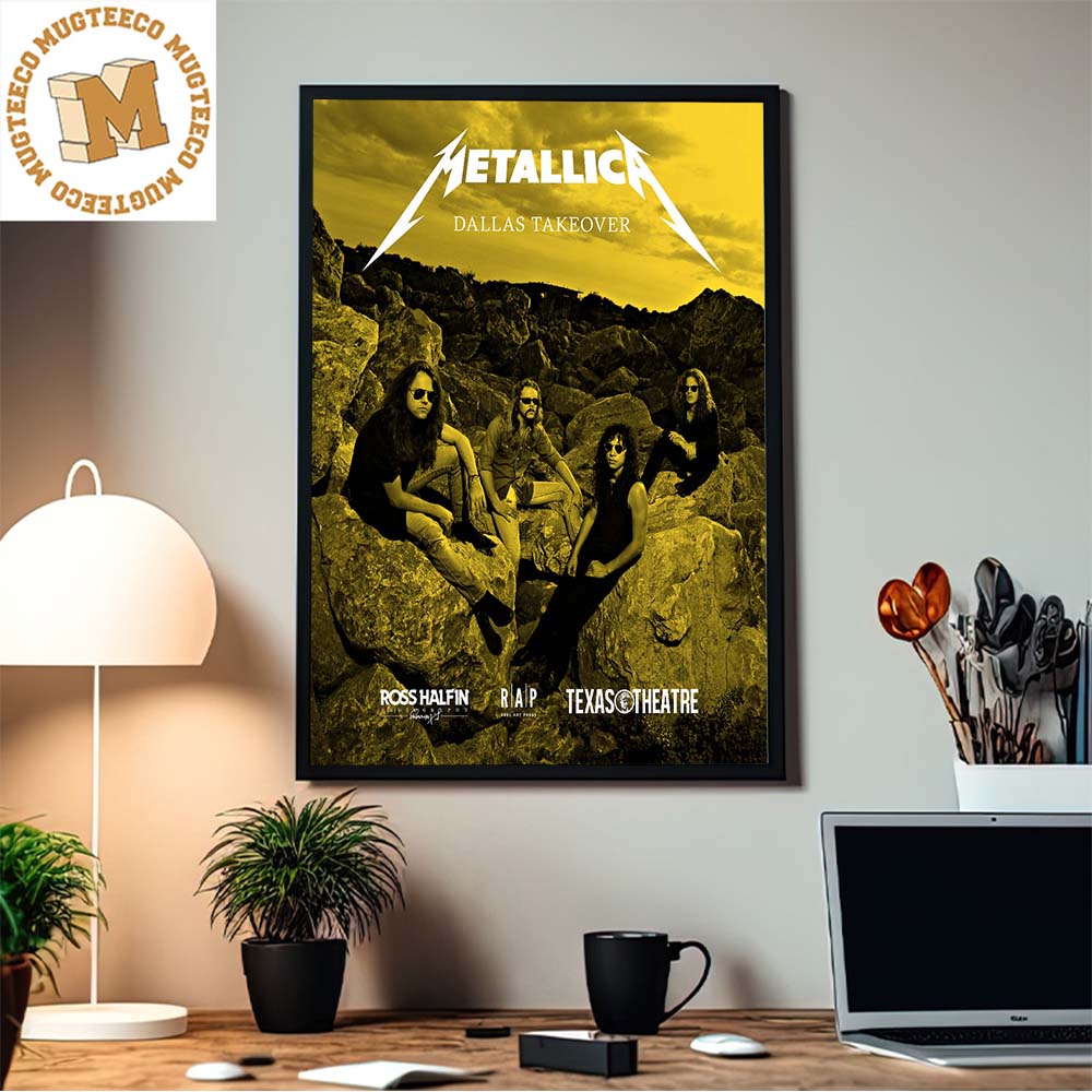 Metallica Dallas Takeover At Texas Theater Event Home Decor Poster Canvas Metallica Dallas Takeover At Texas Theater Event Home Decor Poster Canvas