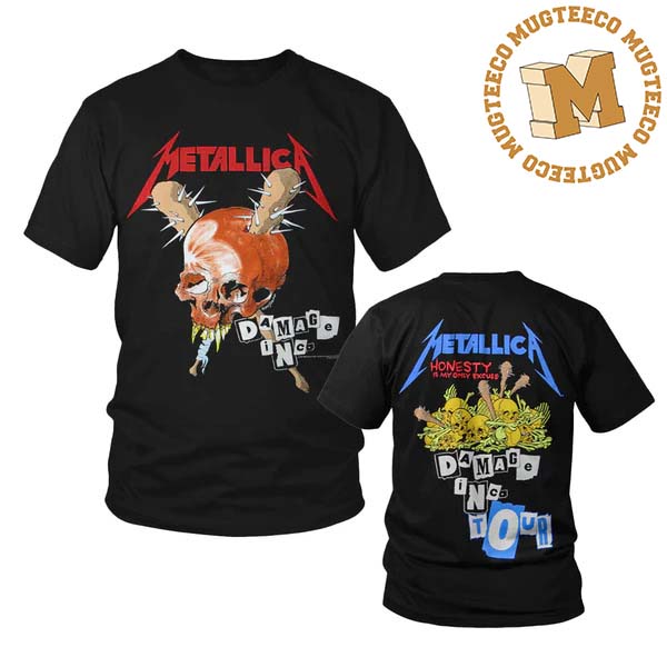 Metallica Damage Inc Tour Two Sides Print Fan Gift T-Shirt Metallica Damage Inc Tour Two Sides Print Fan Gift T-Shirt