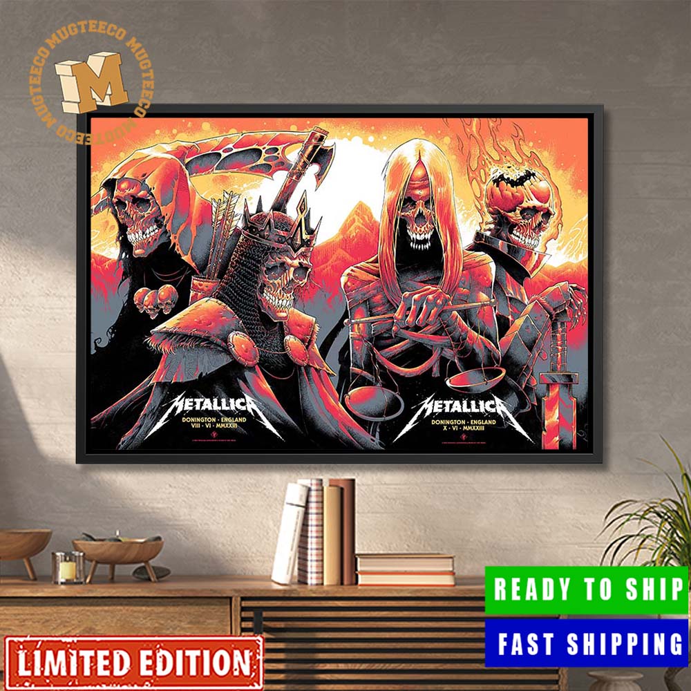 Metallica Full Show Of M72 World Tour At Donington England 2 In 1 Home Decor Poster Canvas Metallica Full Show Of M72 World Tour At Donington England 2 In 1 Home Decor Poster Canvas