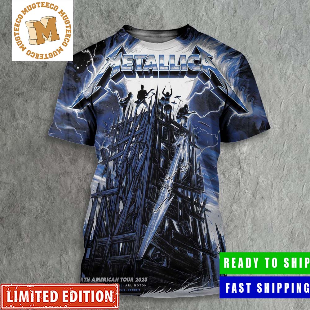 Metallica M72 Arlington Exclusive Poster North American Tour 2023 Gifts For Fan All Over Print Shirt Metallica M72 Arlington Exclusive Poster North American Tour 2023 Gifts For Fan All Over Print Shirt