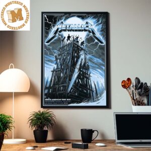 Metallica M72 Detroit North American Tour 2023 Exclusive Colorway Pop Up Shop Decorations Poster Canvas