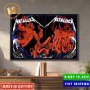 Metallica M72 World Tour North America East Rutherford NJ Metlife Stadium August 4 Home Decor Poster Canvas