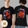 Metallica M72 World Tour No Repeat Weekend M72 Arlington Texas Skeleton And Crow Combine Shows Unisex T-Shirt