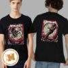 Metallica M72 World Tour North America East Rutherford NJ Metlife Stadium Devil Versus Kraken Two Sides Print Unisex T-Shirt Metallica M72 World Tour North America East Rutherford NJ Metlife Stadium Devil Versus Kraken Two Sides Print Unisex T-Shirt