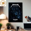 Metallica North American Tour 2023 M72 Los Angeles Exclusive Colorway Ver 2 Black And Yellow Thunder Decor Poster Canvas
