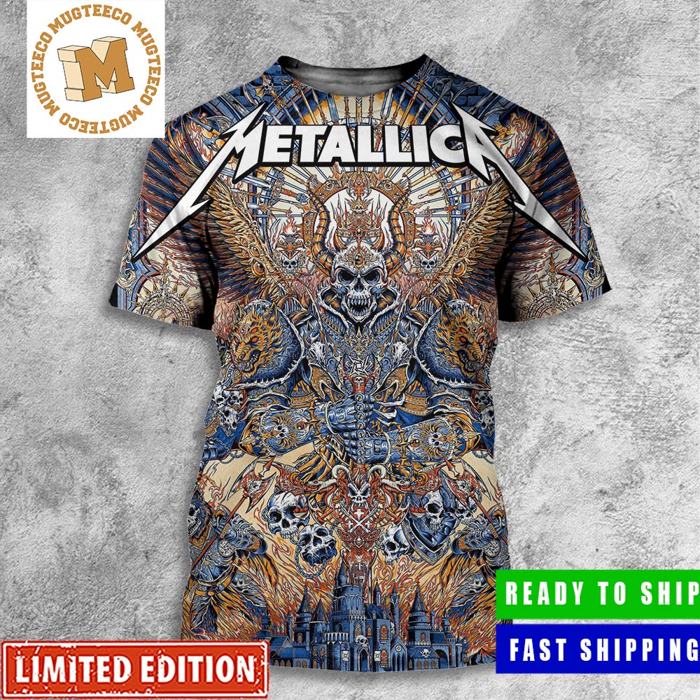 Metallica Pop-Up Poster For Gothenburg Sweden M72 European Tour 2023 All Over Print Shirt Metallica Pop-Up Poster For Gothenburg Sweden M72 European Tour 2023 All Over Print Shirt