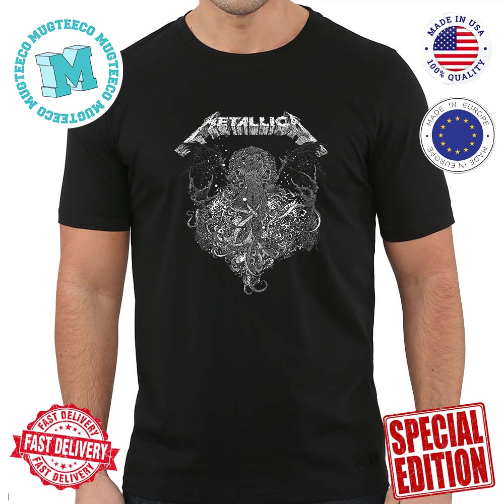 Metallica The Call Of Ktulu Limited Edition By Richey Beckett Classic T-Shirt Metallica The Call Of Ktulu Limited Edition By Richey Beckett Classic T-Shirt