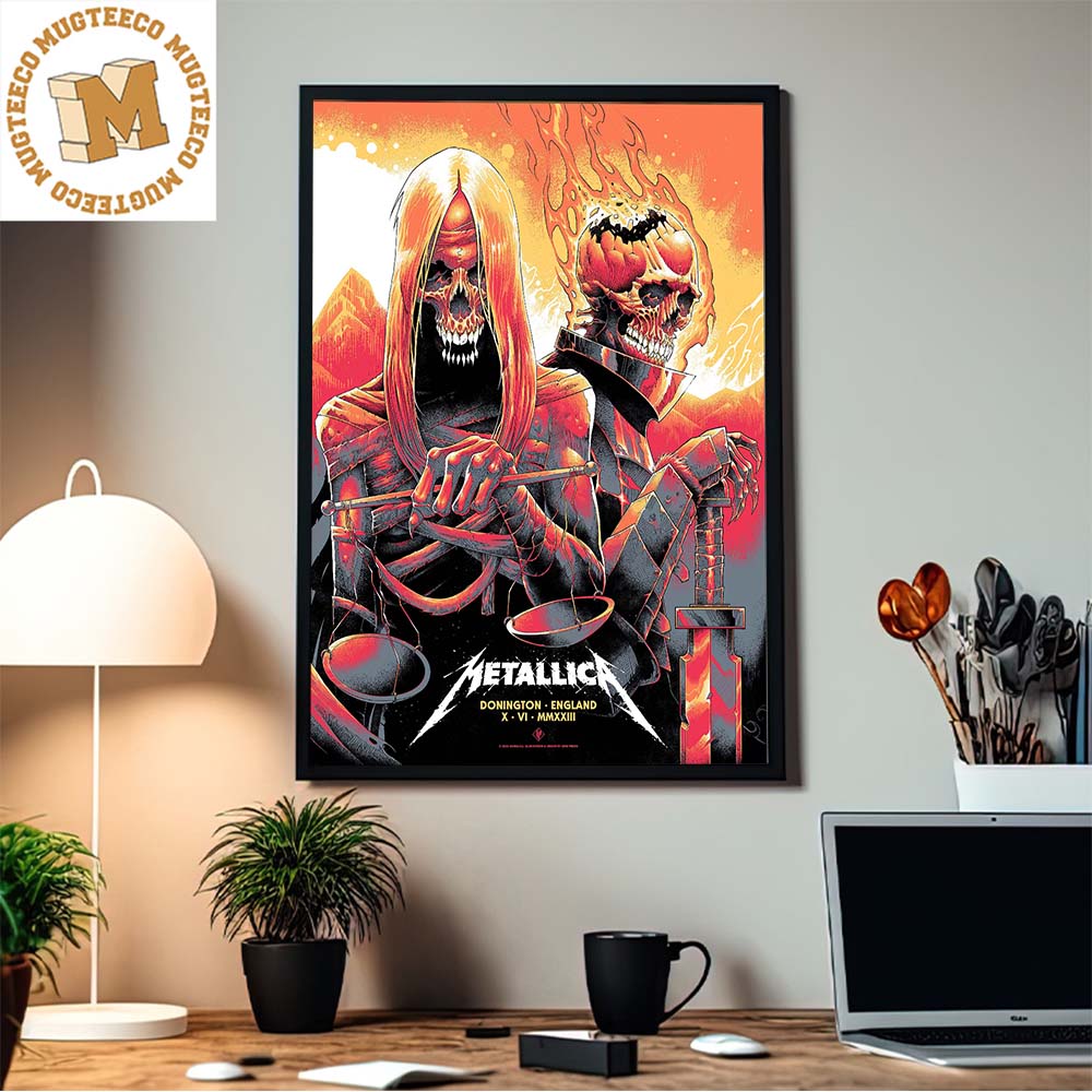 Metallica The Second Night Of M72 World Tour At Donington England Home Decor Poster Canvas Metallica The Second Night Of M72 World Tour At Donington England Home Decor Poster Canvas