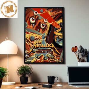 Metallica Tonight In Phoenix AZ State Farm Stadium M72 World Tour First Show Sep 01 2023 Cosmic Entity Home Decor Poster Canvas