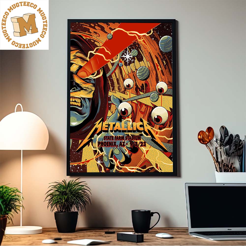 Metallica Tonight In Phoenix State Farm Stadium M72 World Tour Night Two Sept 09 2023 Home Decor Poster Canvas Metallica Tonight In Phoenix State Farm Stadium M72 World Tour Night Two Sept 09 2023 Home Decor Poster Canvas