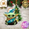 Miami Dolphins Baby Yoda NFL Custom Name 2023 Holiday Gifts Christmas Ceramic Ornament Miami Dolphins Baby Yoda NFL Custom Name 2023 Holiday Gifts Christmas Ceramic Ornament