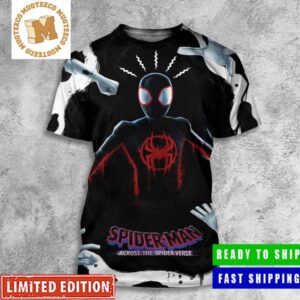 Miles Morales Vs The Spot In Spider Man Across The Spider Verse All Over Print Shirt
