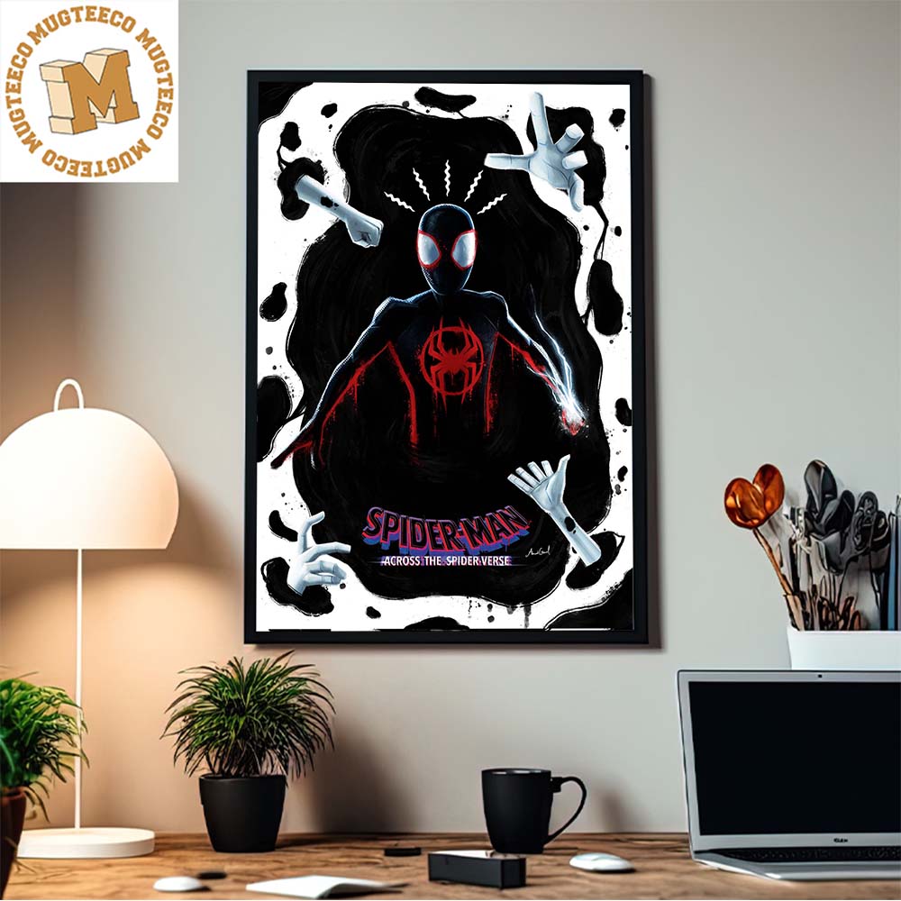 Miles Morales Vs The Spot In Spider Man Across The Spider Verse Home Decor Poster Canvas Miles Morales Vs The Spot In Spider Man Across The Spider Verse Home Decor Poster Canvas