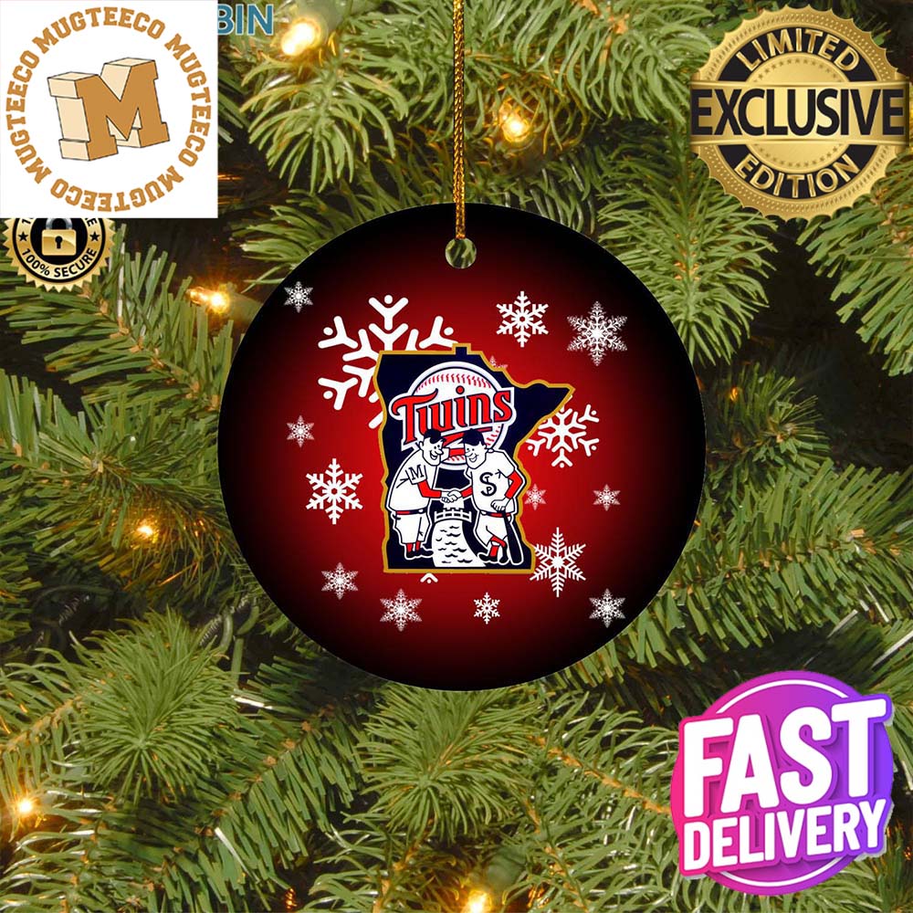 Minnesota Twins MLB Custom Name 2023 Holiday Christmas Decorations Ornament Minnesota Twins MLB Custom Name 2023 Holiday Christmas Decorations Ornament