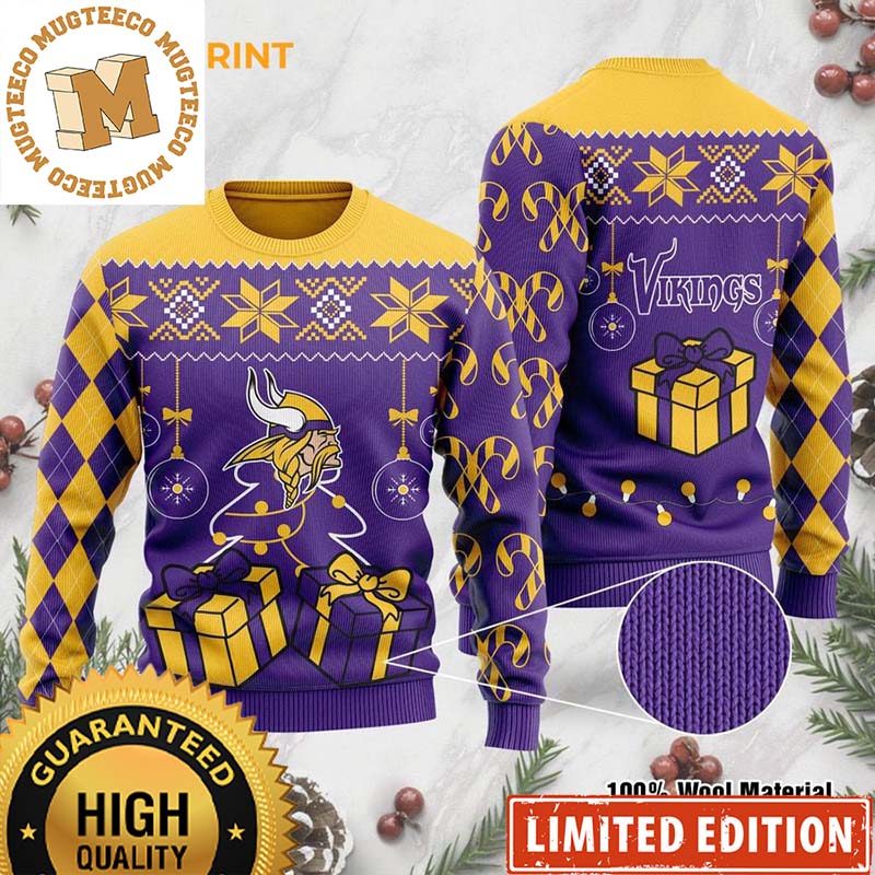 Minnesota Vikings Funny Knitting Pattern Ugly Sweater Minnesota Vikings Funny Knitting Pattern Ugly Sweater