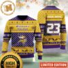 Minnesota Vikings HoHoHo Mickey Mouse Symbol 2023 Holiday Christmas Ugly Sweater Minnesota Vikings HoHoHo Mickey Mouse Symbol 2023 Holiday Christmas Ugly Sweater