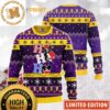 Minnesota Vikings Gucci Pattern Custom Name 2023 Holiday Gifts Ugly Christmas Sweater