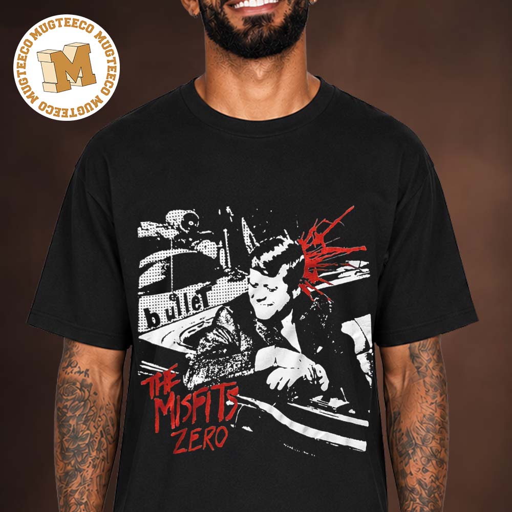 Misfits X Zero Bullet Black Unisex T Shirt Misfits X Zero Bullet Black Unisex T Shirt