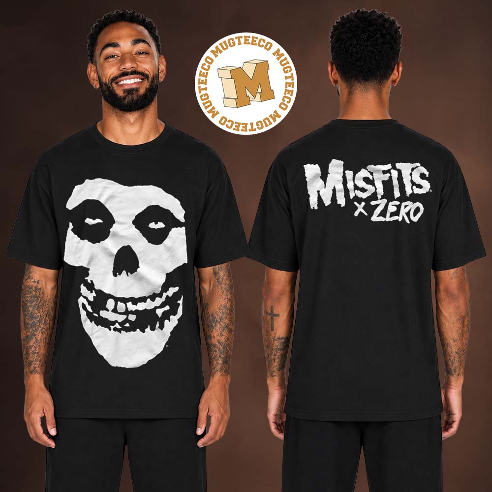 Misfits X Zero Fiend Skull Two Sided Unisex T Shirt Misfits X Zero Fiend Skull Two Sided Unisex T Shirt