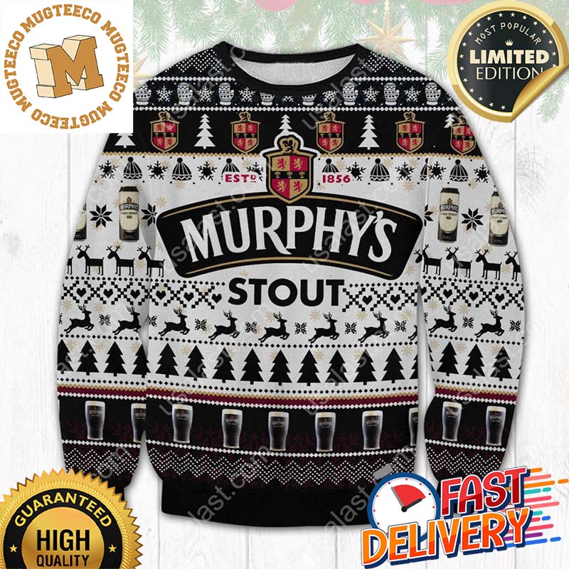 Murphy's Stout Ugly Christmas Sweater For Holiday 2023 Xmas Gifts Murphy's Stout Ugly Christmas Sweater For Holiday 2023 Xmas Gifts