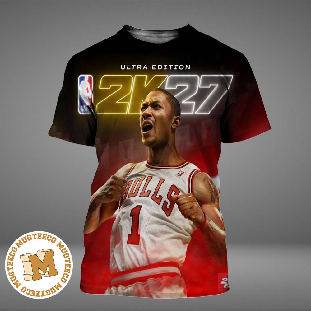 NBA 2K27 Ultra Edition Cover Athlete Derrick Rose All Over Print Shirt NBA 2K27 Ultra Edition Cover Athlete Derrick Rose All Over Print Shirt