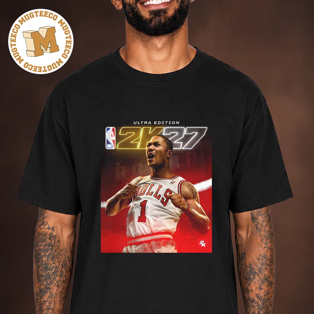 NBA 2K27 Ultra Edition Cover Athlete Derrick Rose Unisex T Shirt NBA 2K27 Ultra Edition Cover Athlete Derrick Rose Unisex T Shirt