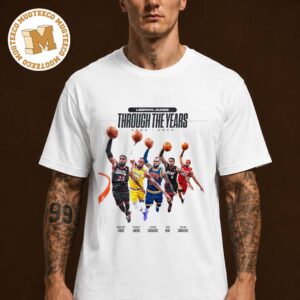 NBA Lebron James Through The Years 2003 2026 Unisex T Shirt