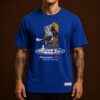 NBA Philadelphia 76ers Lebron James Royal Varsity Initials Unisex T Shirt