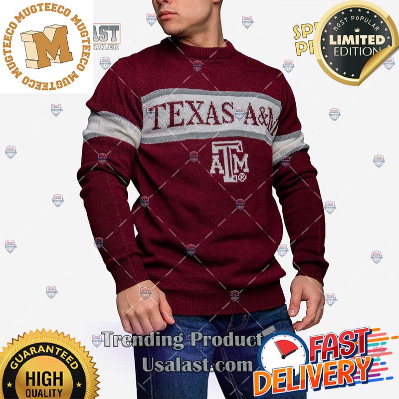 NCAA Texas A&M Aggies Vintage Pullover Ugly Sweater For Holiday 2023 Xmas Gifts NCAA Texas A&M Aggies Vintage Pullover Ugly Sweater For Holiday 2023 Xmas Gifts