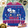 NFL Buffalo Bills Woolen Pattern Custom Name Ugly Christmas Sweater For Holiday 2023 Xmas Gifts