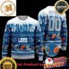 NFL Denver Broncos Woolen Pattern Custom Name Ugly Christmas Sweater For Holiday 2023 Xmas Gifts
