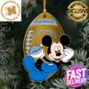 NFL Los Angeles Chargers Football Xmas Tree Decorations Custom Name Gift For Fans Ornament NFL Los Angeles Chargers Football Xmas Tree Decorations Custom Name Gift For Fans Ornament