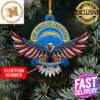 NFL Los Angeles Chargers Xmas Skull 2023 Holiday Gifts Christmas Decorations Ornament NFL Los Angeles Chargers Xmas Skull 2023 Holiday Gifts Christmas Decorations Ornament