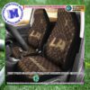 NFL Miami Dolphins Louis Vuitton Monogram Pattern Car Seat Cover
