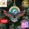 NFL Miami Dolphins Football Xmas Custom Name Tree Decorations Ornament NFL Miami Dolphins Football Xmas Custom Name Tree Decorations Ornament