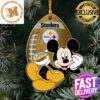 NFL Pittsburgh Steelers Xmas American US Eagle Custom Name Ornament
