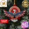 NFL San Francisco 49ers Football Xmas Custom Name Ornament Christmas Tree Decorations