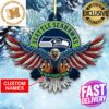 NFL Seattle Seahawks Football Xmas Custom Name Tree Decorations Ornament NFL Seattle Seahawks Football Xmas Custom Name Tree Decorations Ornament