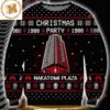 Nakatomi Plaza Die Hard Christmas Party 1988 Reindeer And Chevron Pattern Knitting Red And White Holiday Ugly Sweater Nakatomi Plaza Die Hard Christmas Party 1988 Reindeer And Chevron Pattern Knitting Red And White Holiday Ugly Sweater
